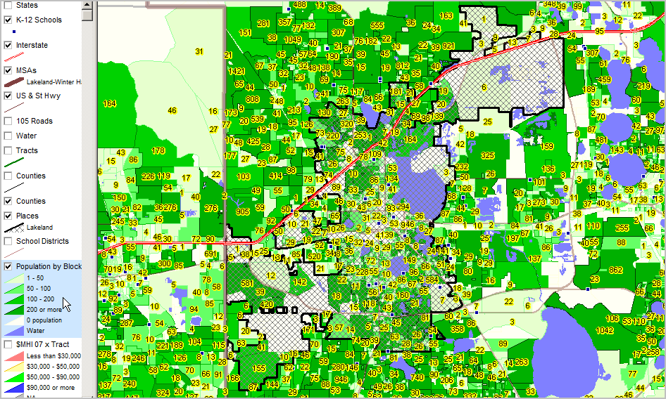 Lakeland FL Census 2010 & Demographic Economic Patterns & Trends