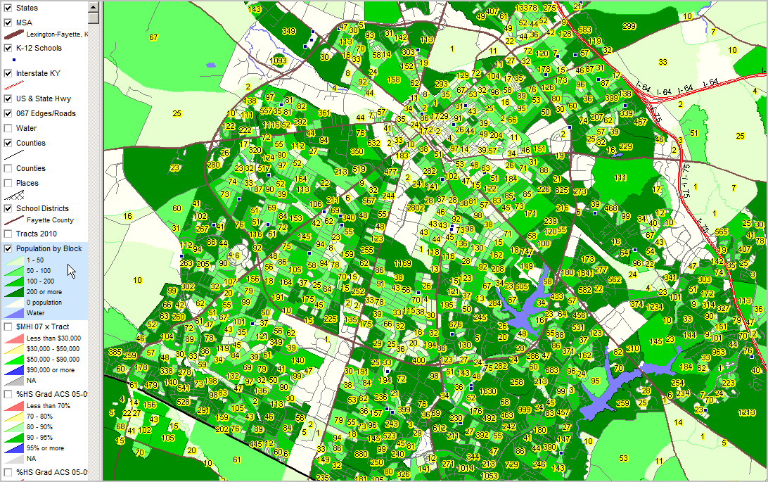 Lexington, KY Census 2010 & Demographic Economic Patterns & Trends
