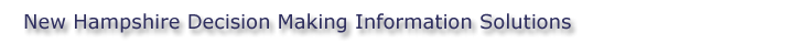 New Hampshire Decision Making Information Solutions